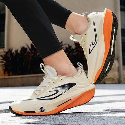 Men's Running Shoes 2025 New Professional Cushioned Breathable Marathon Fashion Sports Training Lightweight Sneakers