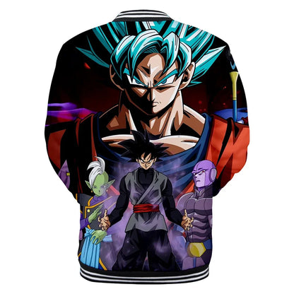 Nova japanska anime Dragon Ball Z sveučilišna jakna, jesenska ležerna majica s kapuljačom, kaput-jakna, brendirana bejzbolska jakna