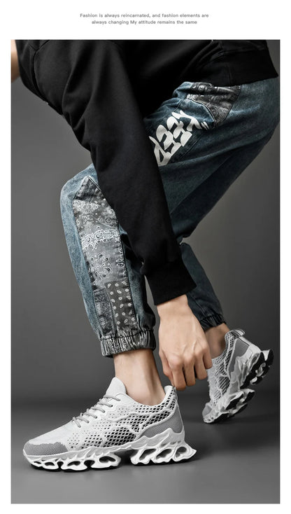 Herresko sneakers afslappede sko til mænd tenis luksussko trainers Race åndbare sko modeslippers løbesko til mænd