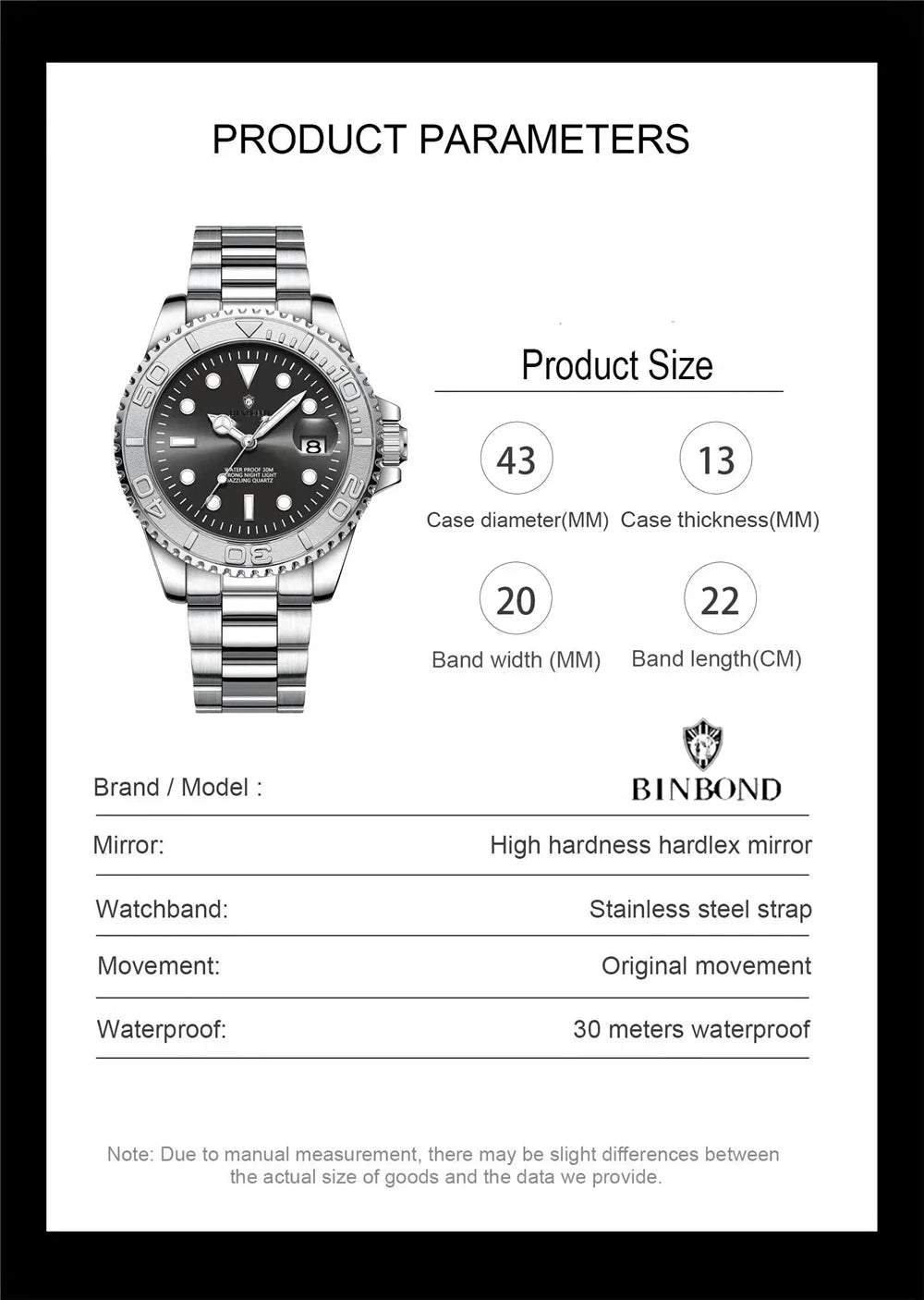 Luxury Watch Man High Quality New Brand Sports Fashion Quartz Wristwatches Men Gifts Automatic Watches Mens Coffee Digital Clock