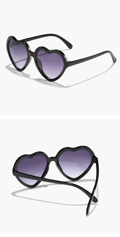 Ochelari de soare eleganți pentru copii, roz trandafiriu, cu inimioare, protecție UV400, ramă reglabilă, pentru băieți, fete, bebeluși și copii mici de 0-12 ani