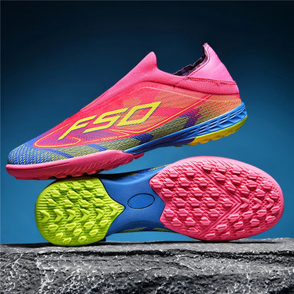 Chaussures de football professionnelles originales pour hommes, résistantes au gazon, chaussures de football décontractées de haute qualité pour hommes, chaussures de football pour entraînement rapide