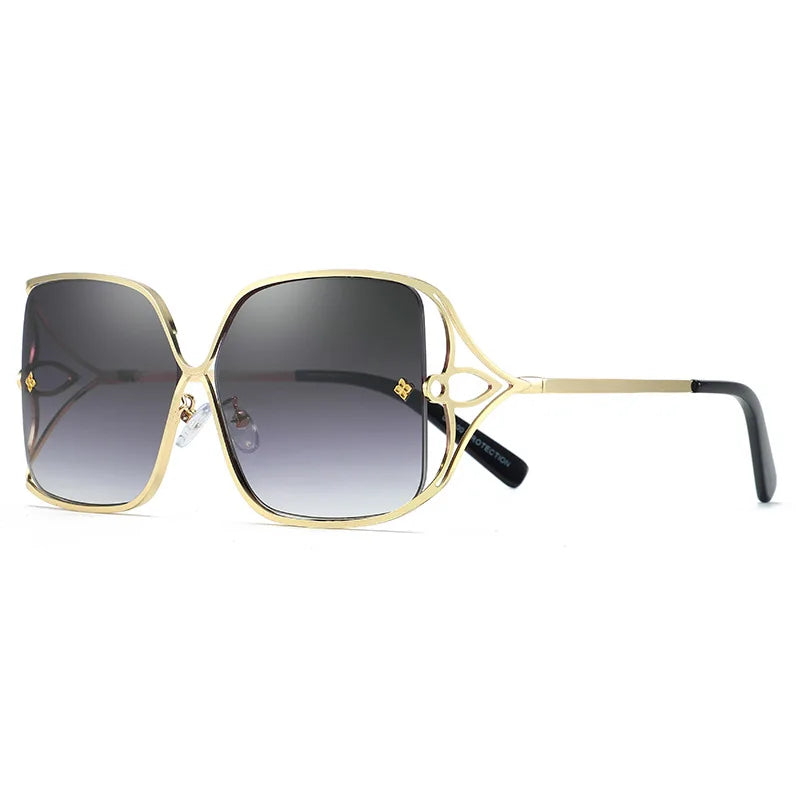 Fashion Oversized Sunglasses Women Big Frame Popular Luxury Brand Designer Shades Sun Glasses Oculos De Sol Feminino Gafas