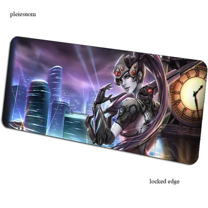 Tappetino mouse gaming Overwatch con stampa HD, 900x400x3mm, tappetino gamer per scrivania computer, mousemat PC economico per notebook