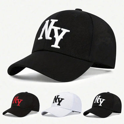 Embroidery NY letters NEW YORK Baseball Cap for Men Soft top Cotton sun hats Women Snapback sunbonnet Adult trucker caps ﻿