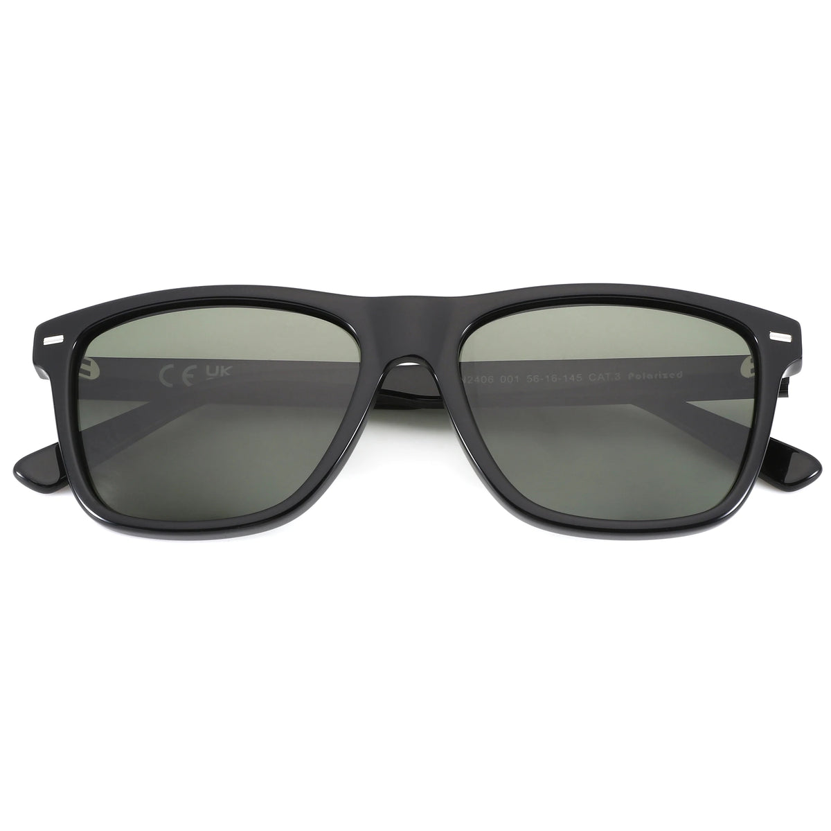 ZENOTTIC Ochelari de soare polarizați la modă, protecție UV400, ochelari de soare pătrați din acetat, design clasic, pentru femei și bărbați