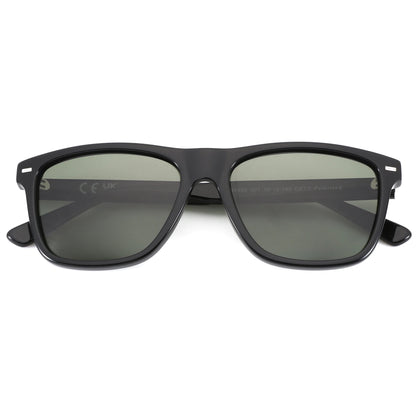 ZENOTTIC Ochelari de soare polarizați la modă, protecție UV400, ochelari de soare pătrați din acetat, design clasic, pentru femei și bărbați