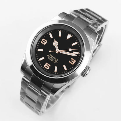 Custom Logo Luxury NH35 Watch for Women Men Watches 36MM/39MM Automatic Mechanical Wristwatches Sapphire Lume 10Bar Dive Reloj