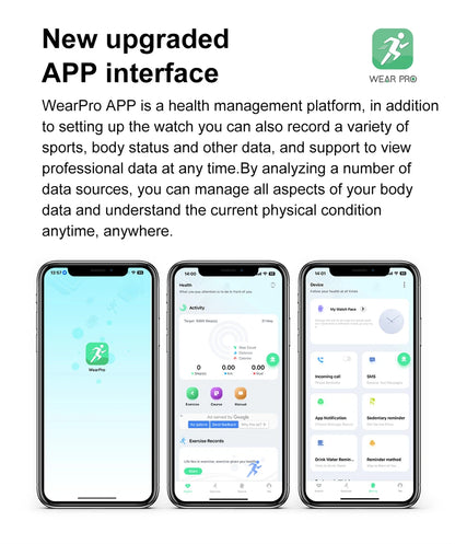 2025 New For OPPO Watch X High-End Business Watch Men 32Gb Memory Video Playback Smart Watch Sports Fitness Waterproof Bracelet