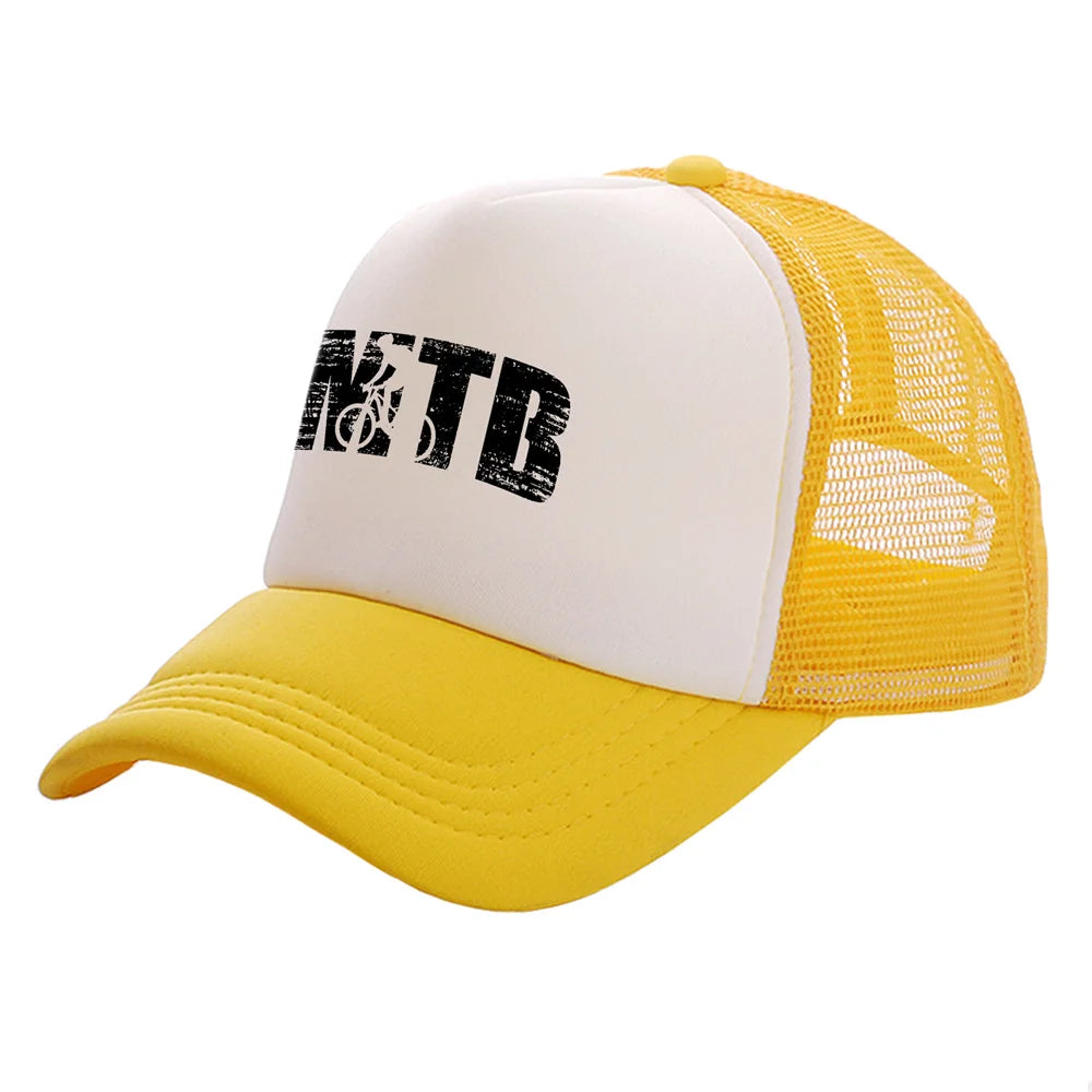 MTB Mountain Biking Trucker Caps Fashion Cool MTB Hats Baseball Cap Summer Outdoor Sun Mesh Caps