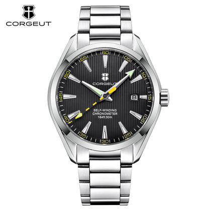 CORGEUT 41mm Luxury NH35 Movement Watch for Men Sapphire Glass Sport Clock Automatic Men's Watch Mechanical Watches