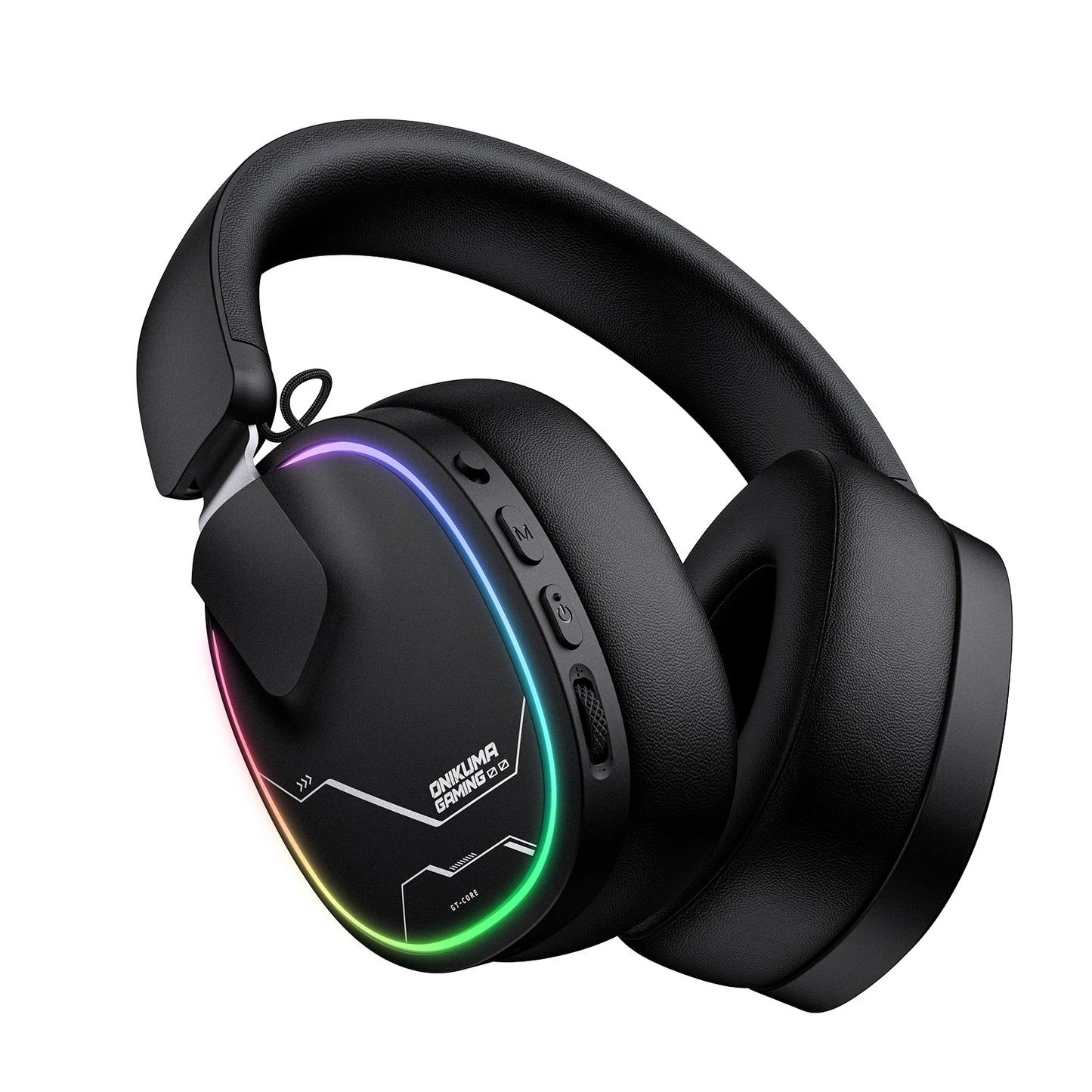 ONIKUMA Gt808 45dB Active Noise Canceling Wireless Headset | Hi-Res Audio, 1200mAh Battery 2.4GHz, Bluetooth, Wired