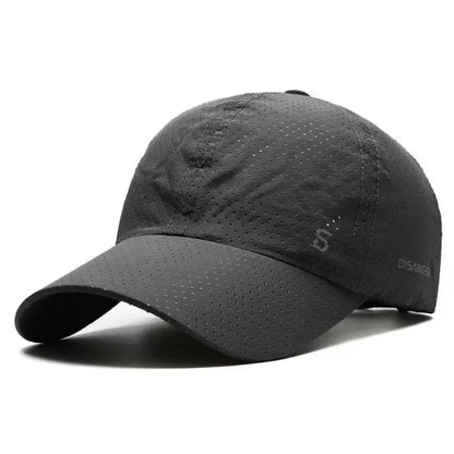 Solid Running Cap Thin Quick Drying Breathable Duck Tongue Outdoor Men's Women Sun Summer Fishing Visor Baseball Cap