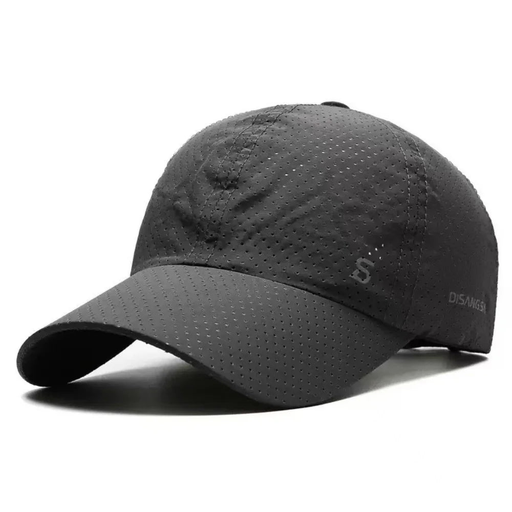 Solid Running Cap Thin Quick Drying Breathable Duck Tongue Outdoor Men's Women Sun Summer Fishing Visor Baseball Cap