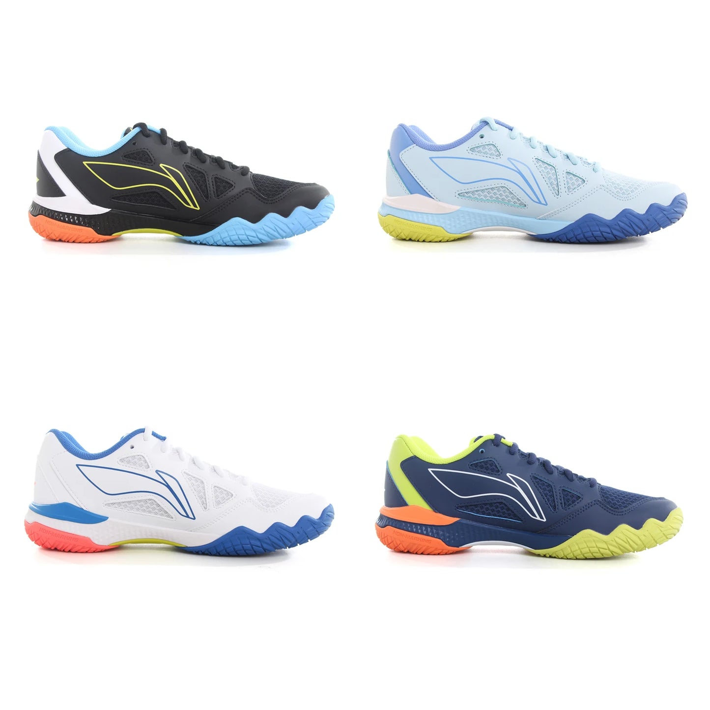 Li-Ning Unisex HALBERD STRIKE Badminton Shoes Breathable Comfortable Li-Ning Men Women Training Sneakers AYTV021