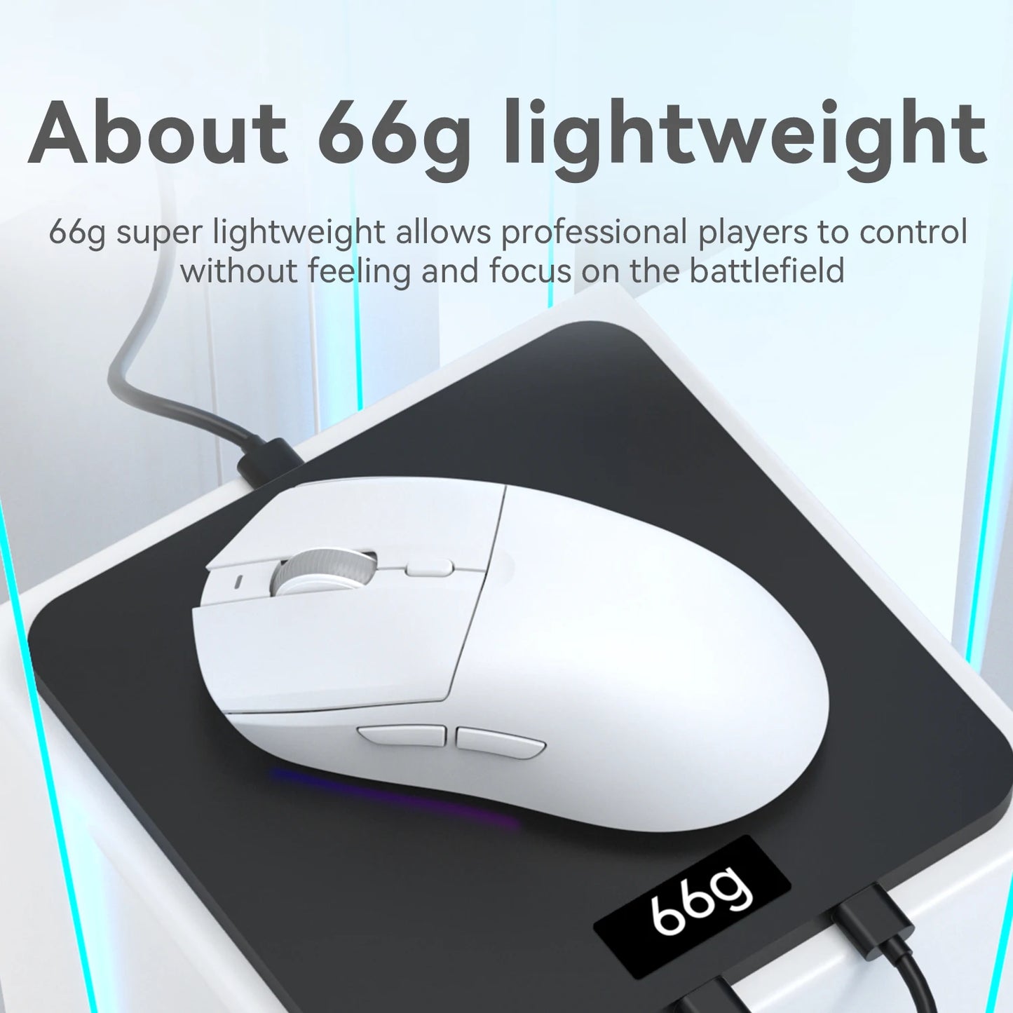 AJAZZ AJ139Pro/AJ139V2MC Wireless Mouse PMW3395/PAW3311 Chipset 12000-26000Dpi Professional Gaming Mouse