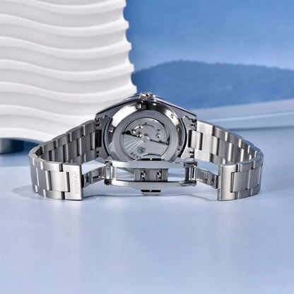 BENYAR best seller 40MM Luxury Mechanical Automatic Watch 316L Stainless Steel Waterproof Calendar Fashion SimpleWatches for Men