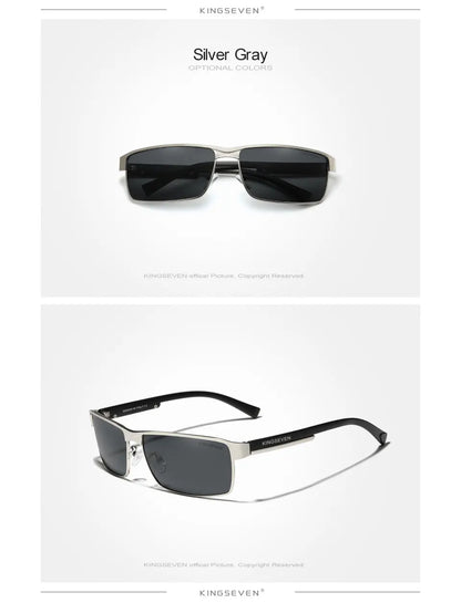 KINGSEVEN Ochelari de soare polarizați fotocromatici pentru bărbați, model pentru femei, ochelari de soare cameleon, UV400, anti-orbire, pentru șofat, ochelari pătrați
