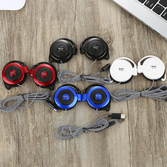 Écouteurs filaires de Type c, oreillettes suspendues, casque de sport, sur l'oreille, Volume réglable, pour téléphones, bouchons d'oreilles universels Anti-chute