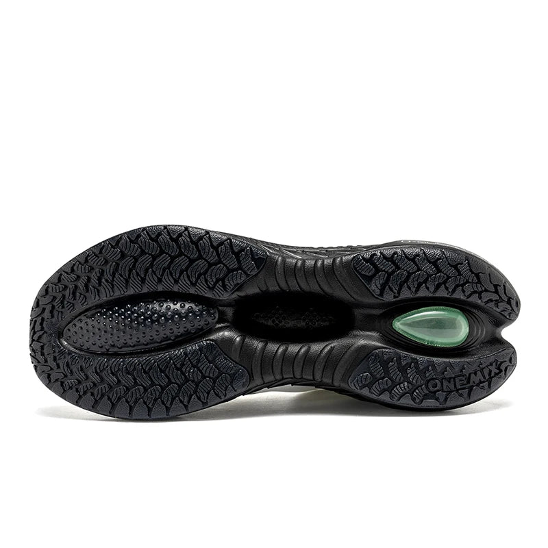 Zapatillas de running ONEMIX con nueva amortiguación para hombre, aptas para corredores de peso elevado, deportivas con cordones para mujer, antideslizantes, de exterior, zapatillas atléticas masculinas