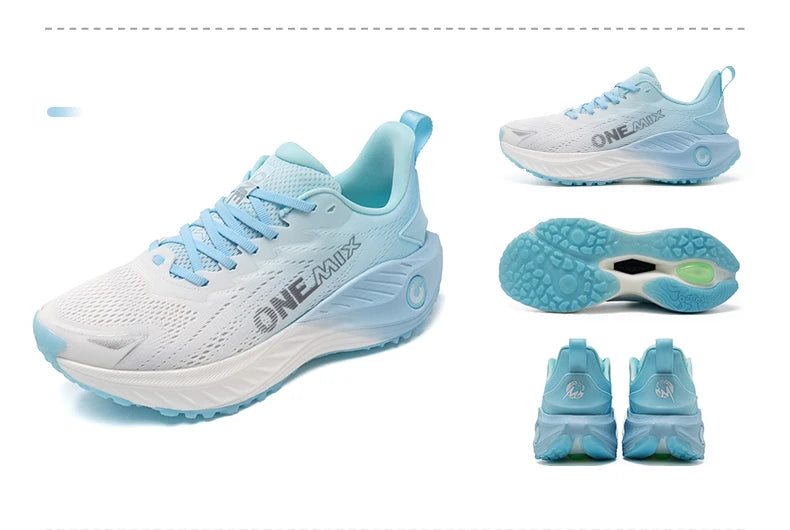 Zapatillas de running casual ONEMIX transpirables de verano para jogging, calzado deportivo ligero para hombre y mujer, gimnasio y exterior, con amortiguación