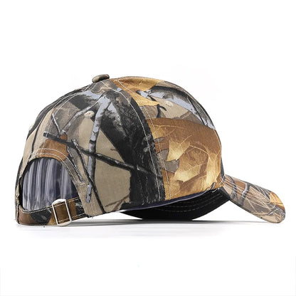 Deer Hunting Camouflage Hats Adjustable Fishing Baseball Cap Embroidered Man Women Trucker Dad Hat Outdoor Activies Adjustable