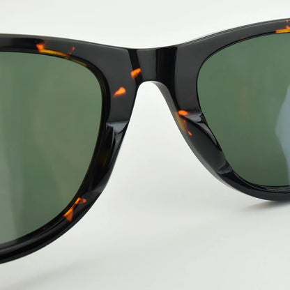 Ochelari de soare clasici cu lentile de sticlă Ochelari de soare din acetat pentru bărbați Y-2140 Design cu nit dublu Ochelari de protecție eleganți pentru femei, cu formă pătrată, cu protecție UV