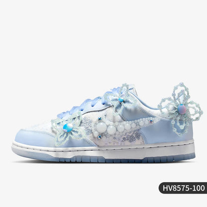 Nike Authentic Dunk Low – dámske módne ľahké ležérne tenisky s kvetinovým vzorom HV8575-100