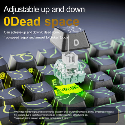 Magnetische Switch-Tastatur ATTACK SHARK X68HE kabelgebunden und FREEWOLF F68 kabelgebunden F68Pro kabellos für Pro-Gaming 8K Hz 0.01mm Rapid Trigger