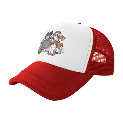 Produit gaming premium Fraquane, Goku Muten Roshi Dragon Ball Z Baseball Caps Sport Sun Hat Anime DBZ Hats Breathable Polyester Trucker Cap Summer Trucker Caps