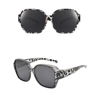Oversized Over Glasses T01 Sunglasses for Women Men Square Fit Over Sun Glasses UV400