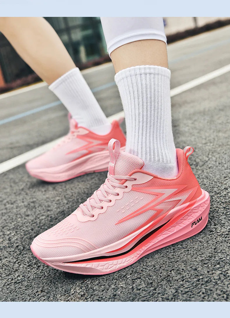 Running Shoes Carbon Plate Specialty Marathon Men's Sports Breathable Lightweight Women's Comfortable Athletic Non-slip Sneakers