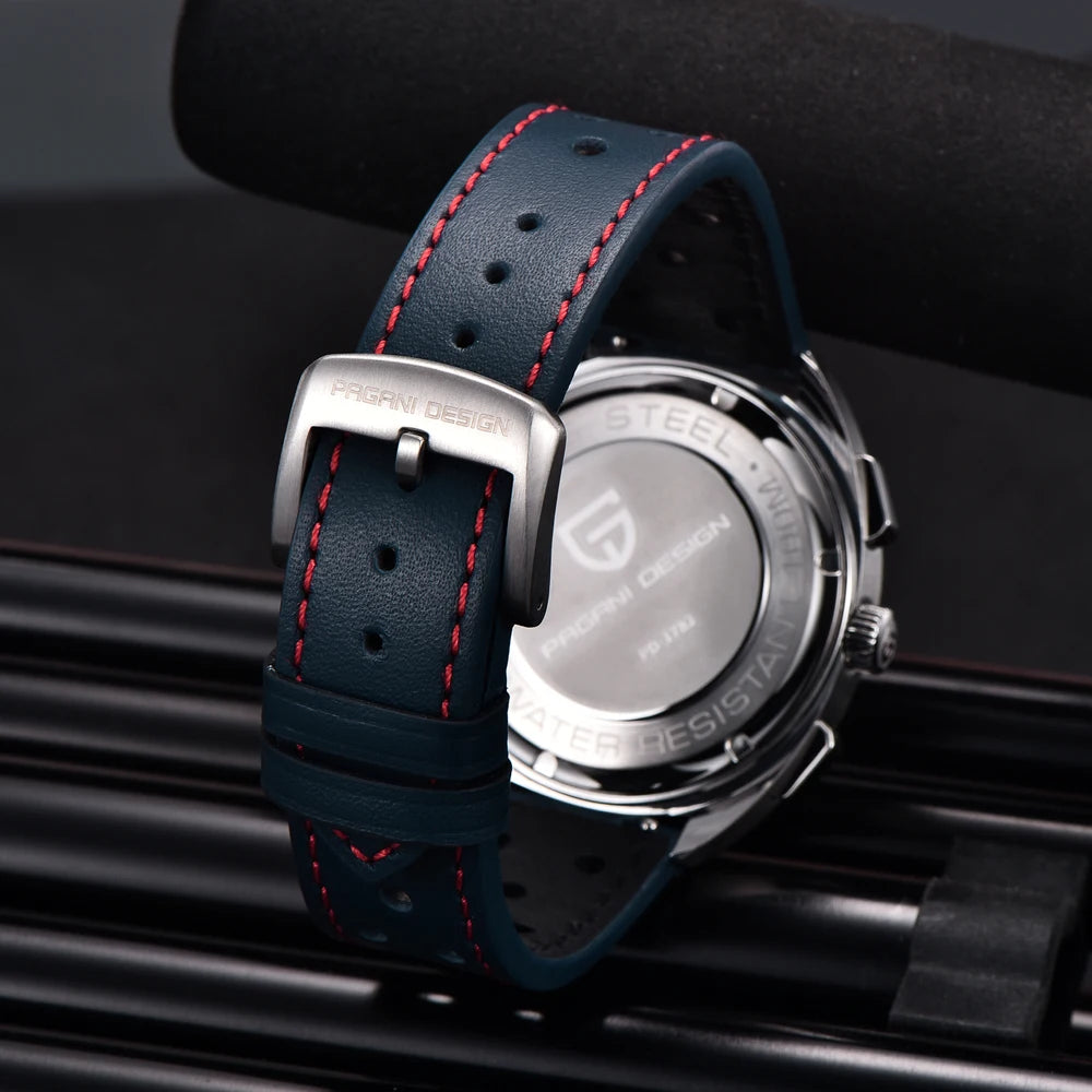 PAGANI DESIGN 2026 NEW Turtle Back Chronograph 1782 Watch for Man Fashion Men's Quartz Watch Luminous relogios masculino