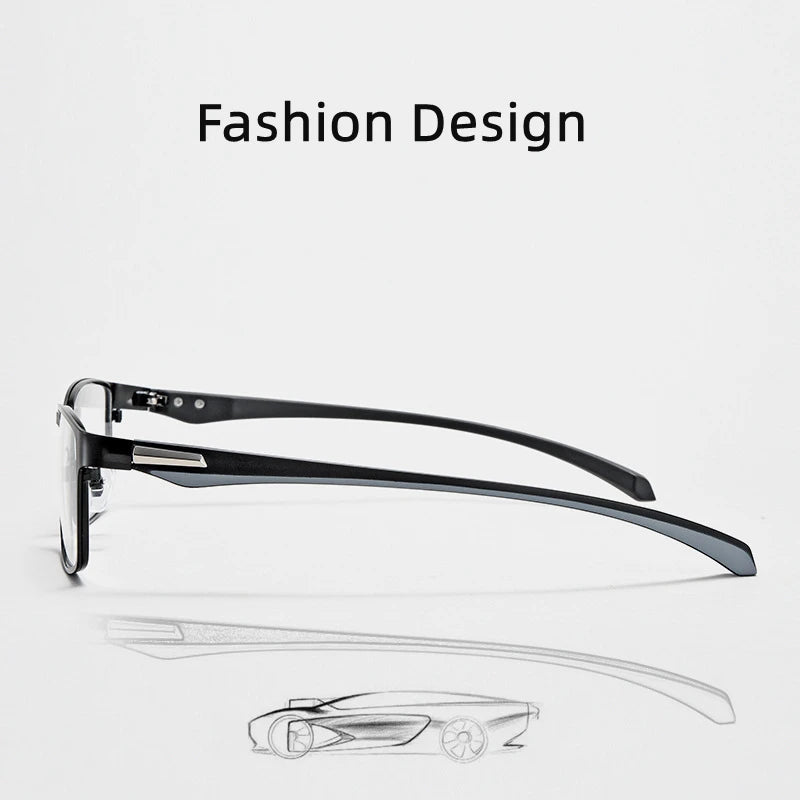 LOERHUNAR – Design de marcă pentru ochelari de soare retro pentru bărbați, destinați mediului de afaceri, pentru miopie, cu dioptrii de la 0 la -0,75, -1,0, -1,5, -1,75, -2,0, -2,5, -3,0 până la -6,0