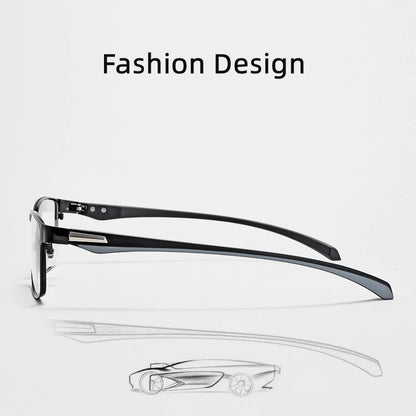 LOERHUNAR – Design de marcă pentru ochelari de soare retro pentru bărbați, destinați mediului de afaceri, pentru miopie, cu dioptrii de la 0 la -0,75, -1,0, -1,5, -1,75, -2,0, -2,5, -3,0 până la -6,0