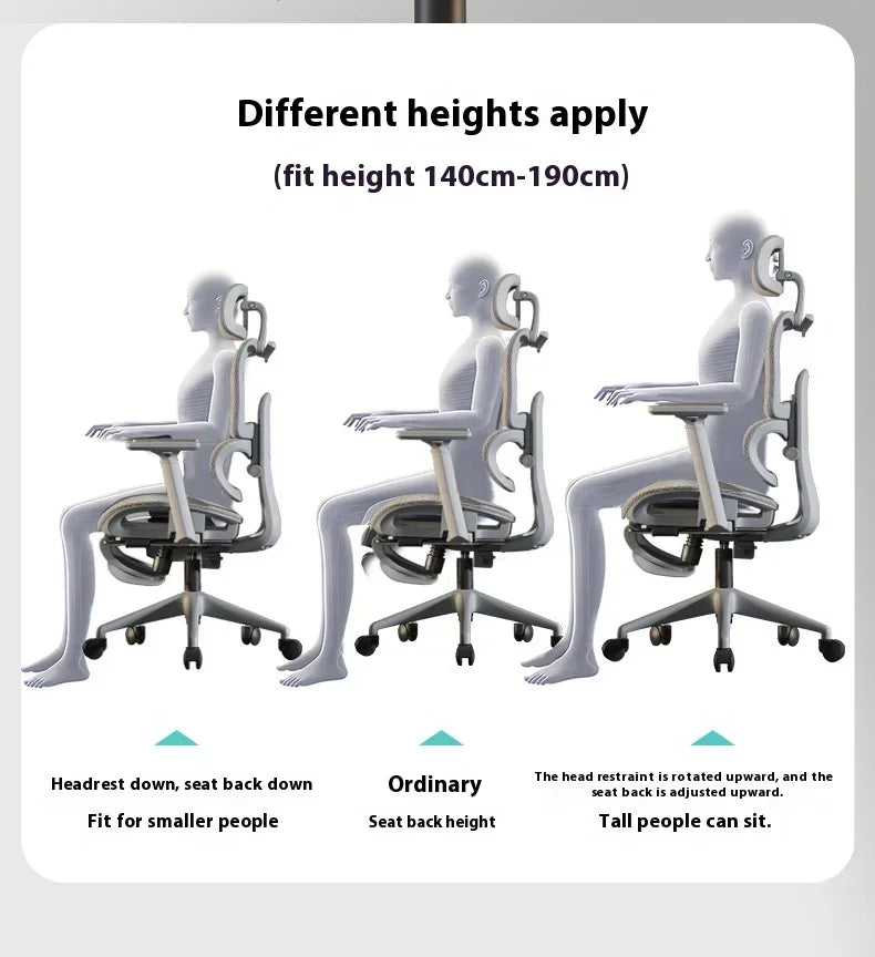 High Back Office Chair 3D Headrest Gaming Chairs Adjustable Computer Relaxing Massage Cadeira Gamer Ergonomic Office Furniture