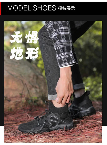 Unisex Breathable Quick Drying Fishing Water Sport Shoes Summer Upstream Barefoot Aqua Boots Outdoor Non-Slip Women Beach Shoes