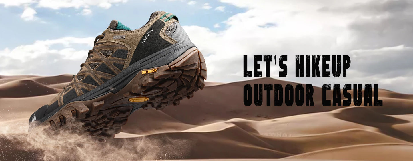 HIKEUP modne outdoor cipele za planinarenje, muške sportske ležerne čizme za planinsko pješačenje i kampiranje, neklizajuće tenisice za muškarce otporne na habanje