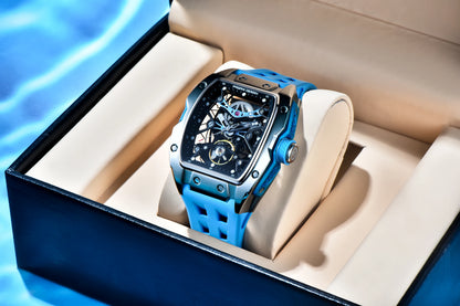 PAGANI DESIGN New Men's Watch Luxury Sapphire Crystal Stainless Steel Automatic Mechanical Watch Business Casual Skeleton Dial