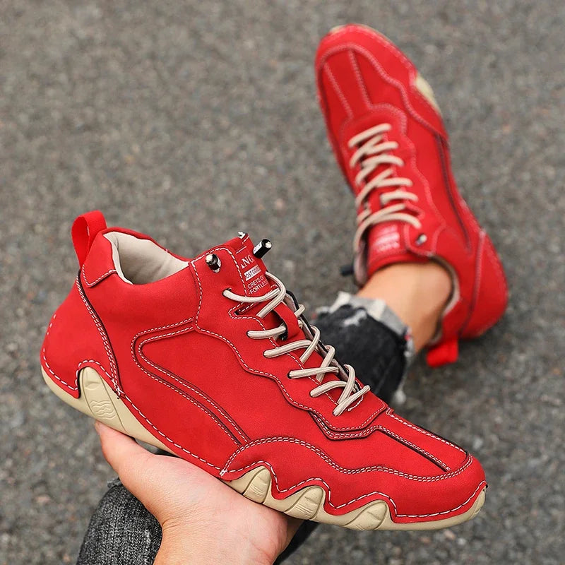 Men's Casual Shoes Comfortable High-end Leather Fashionable Casual Loafers Walking Sports Shoes Facon Designer Shoes 2025