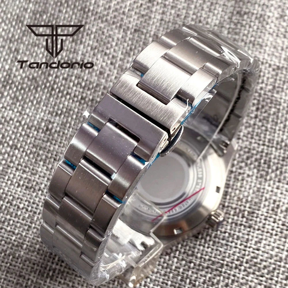 Tandorio 39mm Diving Pilot Automatic Watch for Men NH35/PT5000/Miyota8215 Movement AR Sapphire Crystal 20BAR Waterproof Luminous
