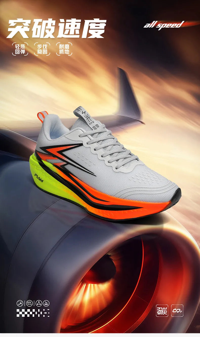 Running Shoes Carbon Plate Specialty Marathon Men's Sports Breathable Lightweight Women's Comfortable Athletic Non-slip Sneakers