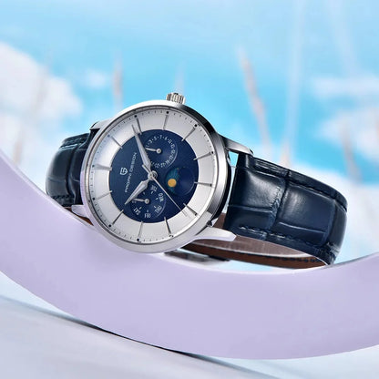 Pagani Design 40mm Multifunctional Men's Quartz Watch Japan Movt Moon Phase 100m Waterproof Sapphire Glass Wristwatches For Man