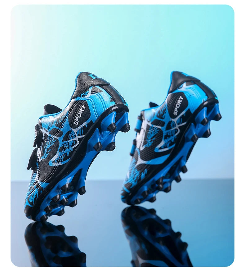 Soccer Cleats for Men and Women Breathable Lightweight Anti-Slip Firm Ground for Outdoor Football Training Match Sports