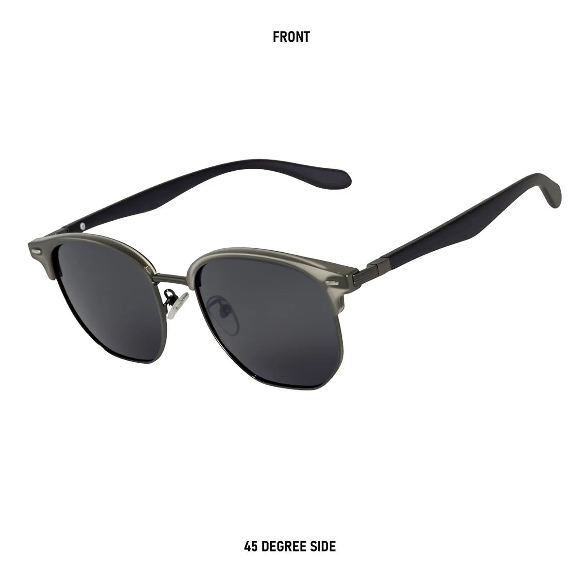 Ochelari de soare polarizați pentru bărbați, lentile semi-fără ramă, ochelari de soare vintage retro pentru femei, ochelari de soare la modă pentru vacanță, Gafas De Sol Hombre