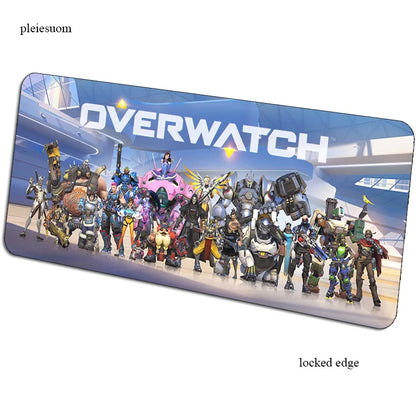 Tappetino mouse gaming Overwatch con stampa HD, 900x400x3mm, tappetino gamer per scrivania computer, mousemat PC economico per notebook