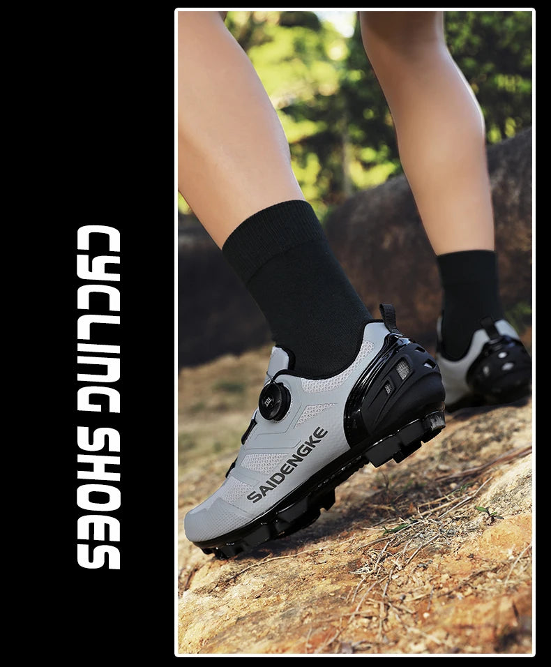 Unisex New Cycling Shoes Professional Lightweight Luxury Original Road Rubber MTB Racing Bicycle Fashion Bike Street Sports