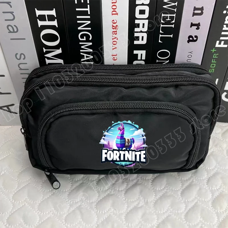 Fortnite Pen Box Creative Game Pattern Pencil Case Harajuku Storage Bag Boy Girl Back to School Supplies Birthday Party Gifts