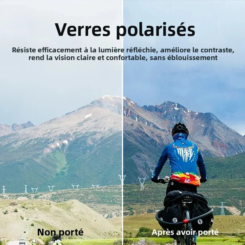 Ochelari de soare polarizați ROCKBROS, ochelari de protecție pentru sport, ochelari pentru bicicletă, drumeții în aer liber, camping, golf, ochelari de ciclism, UV400