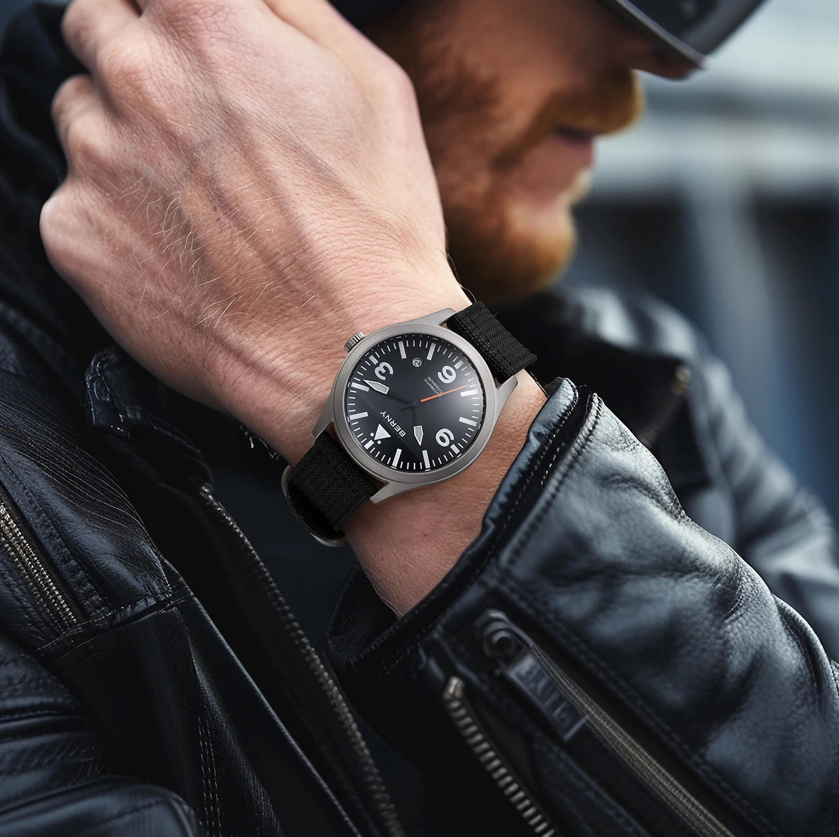 BERNY Full Titanium Automatic Watch for Men Sapphire AR Coated 10Bar Supper Luminous Men Wristwatch Sports Aviation Men Watches